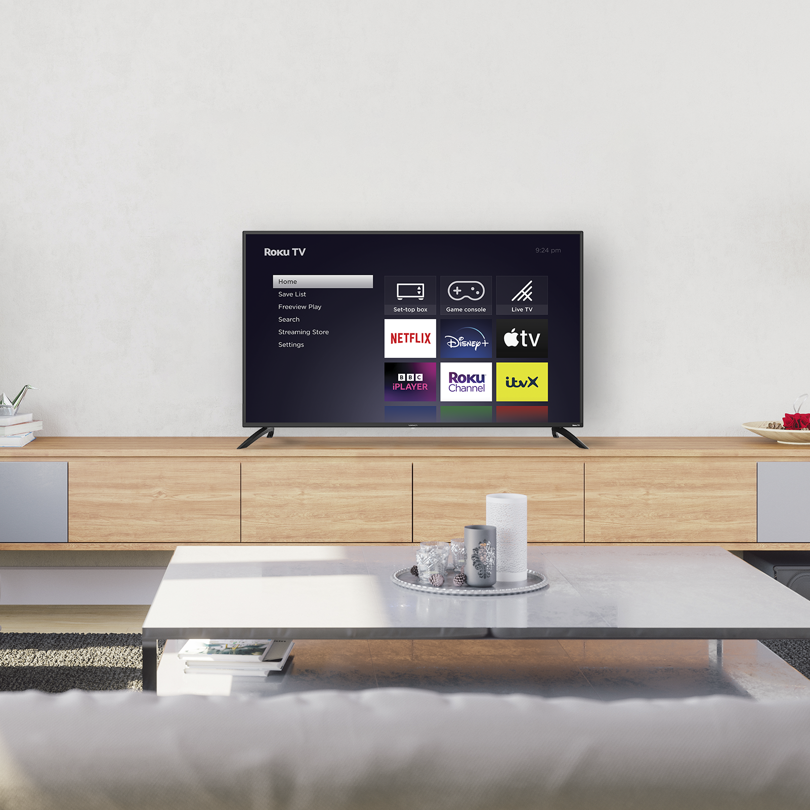 Veltech Roku 55" UHD 4K - Watt-a-Home by Veltech