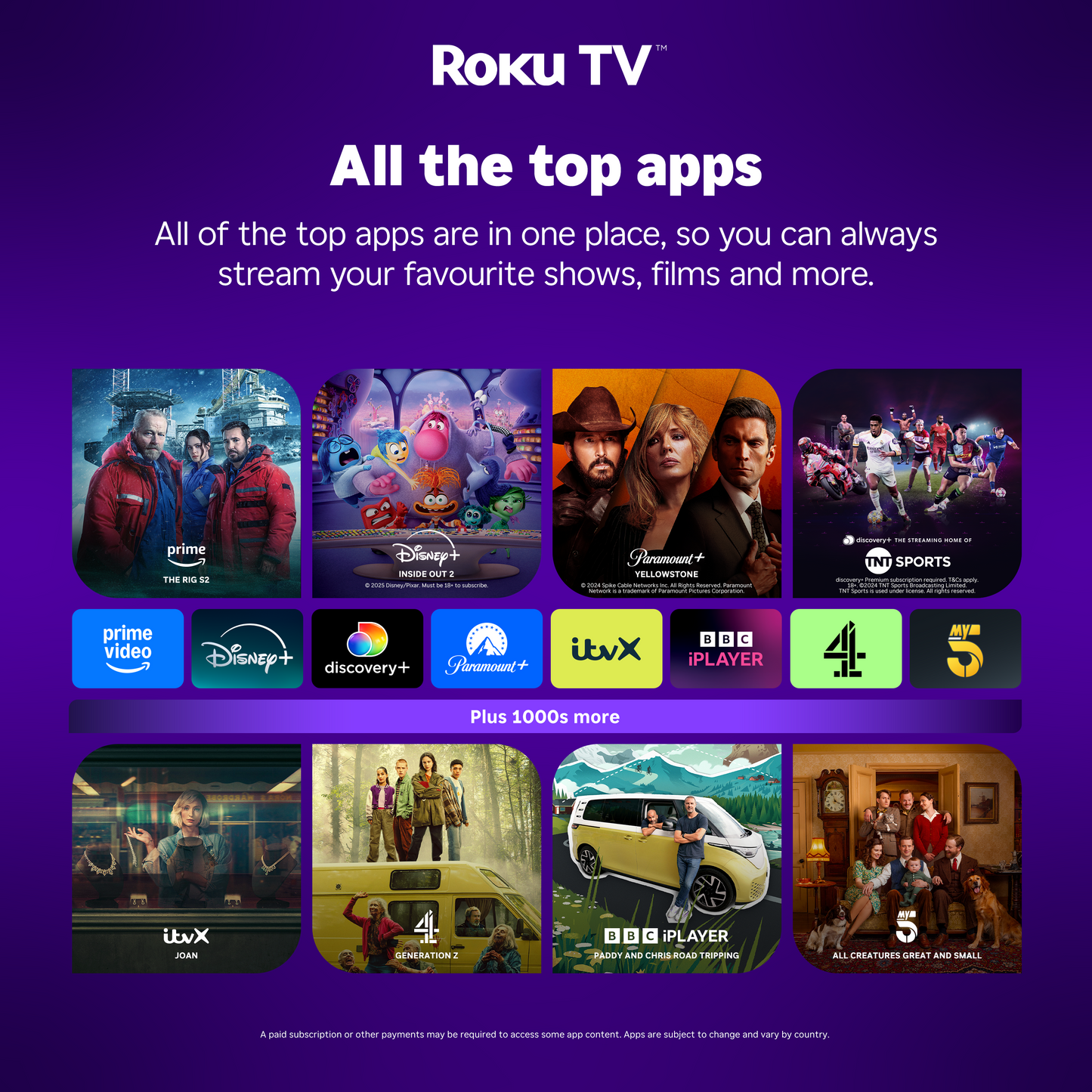 43" Veltech Roku UHD 4K TV - Watt-a-Home by Veltech